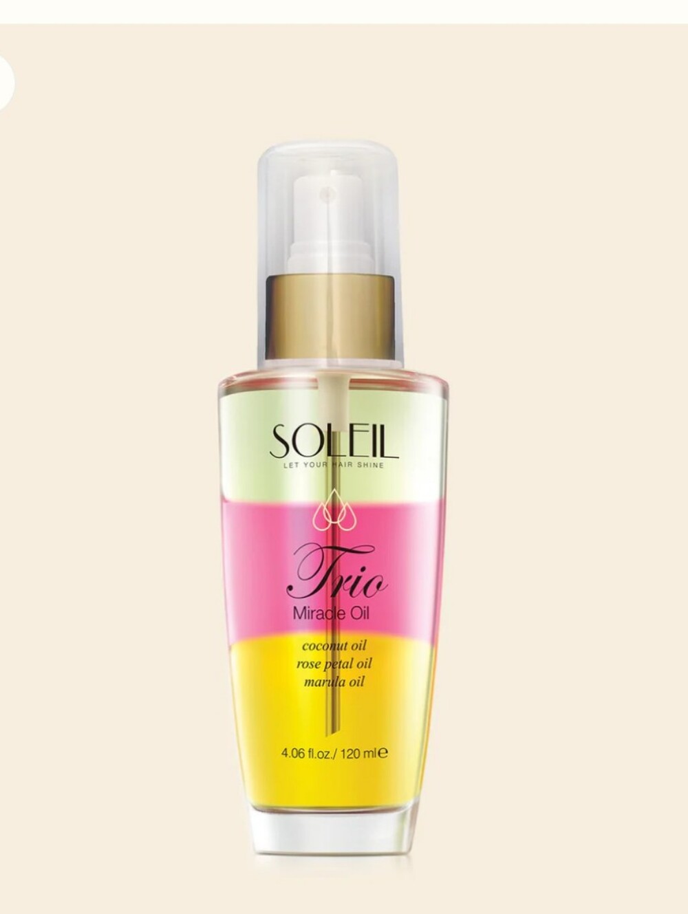 Soleil Trio Miracle Oil  Hair- NEW IN PACKAGE.